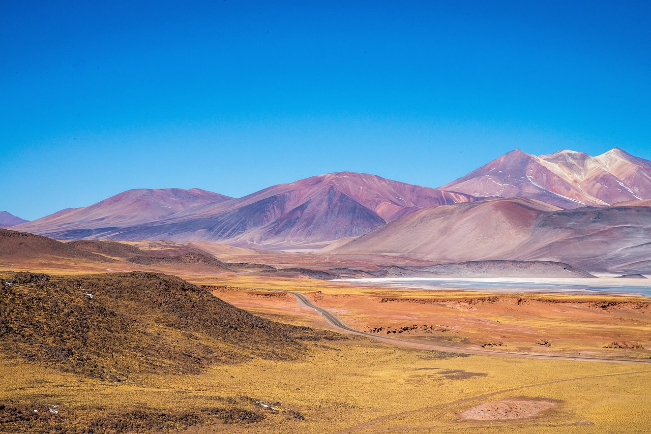 Starry night sky in the Atacama Desert